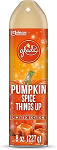 Glade Air Freshener, Room Spray, Pumpkin Spice Things Up, 8 Oz