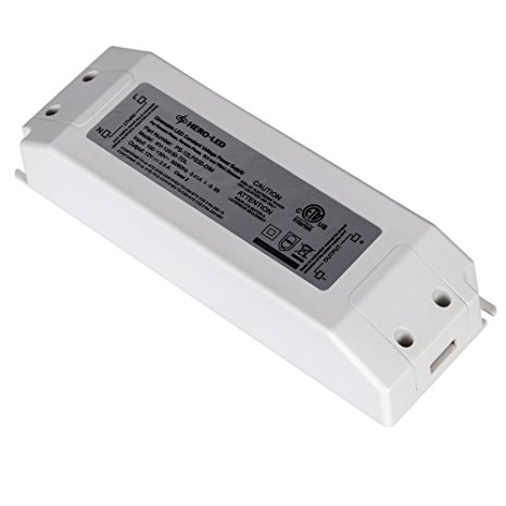 HERO-LED PS-12LPS30-DIM ETL-listed Dimmable LED Constant Voltage Power Supply - Dimmble LED Transformer 12V DC, 2.5A, 30W