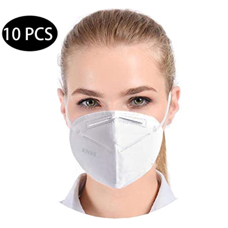 K-N-9-5 M-a-sk 4-ply Mouth Cover Protective Anti Dust Fog Droplets Saliva Sneeze Breathable (10)