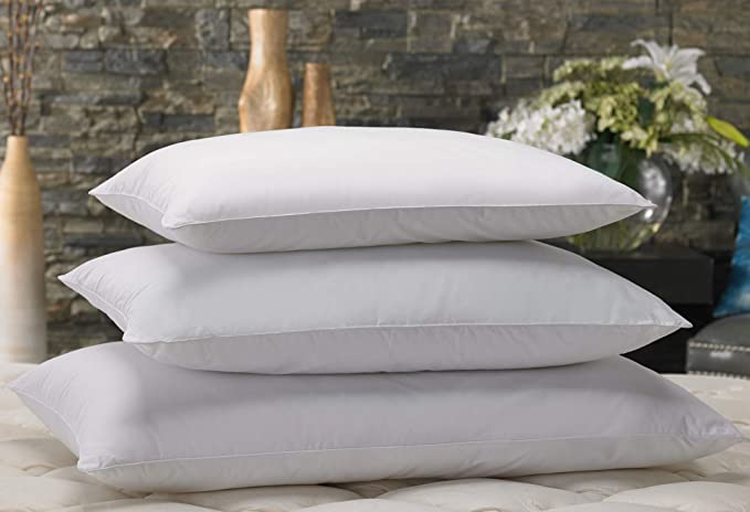 Marriott Down Alternative Eco Pillow - Hypoallergenic Eco-Friendly Pillow with 100% Recycled Fill - Queen (20" x 30")