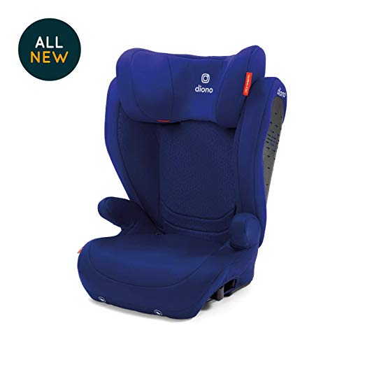 Diono Monterey 4 DXT Latch, The Original Expandable Booster Seat, 40-120 lbs, Blue