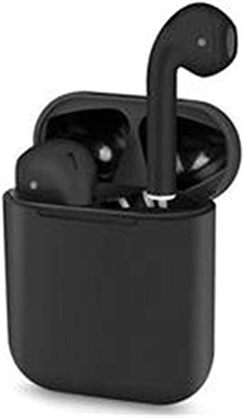 BlackPods 2 Smart Earbuds Bluetooth Headphones Bluetooth 5.0, Charging Case, Sports Earphones, Noise Cancelling Headsets 3-Hrs Playtime (Black)