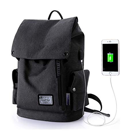 WindTook Laptop Backpack for Women and Men Travel Computer Bag School College Daypack with USB Charging Port Suits 15 Inch Notebook