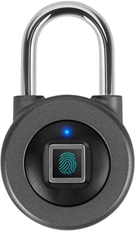 Fingerprint Padlock, AICase Electronic Door Lock Fingerprint Recognition Smart Keyless Waterproof Security Anti-Theft Padlock Widely Used (II)