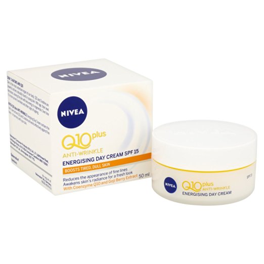 Nivea Q10 Plus Anti-Wrinkle Energising Face Day Cream SPF 15, 50 ml