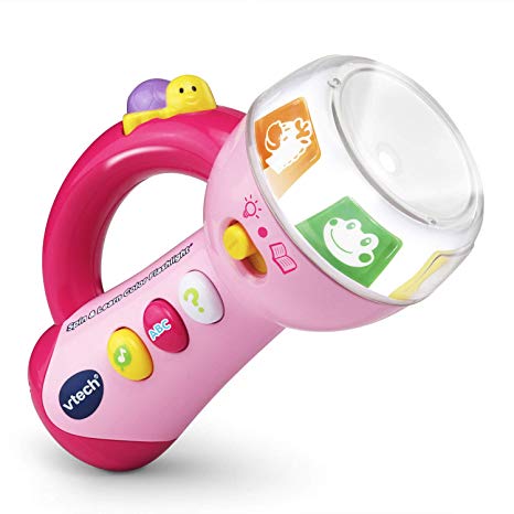 VTech Spin & Learn Color Flashlight, Pink