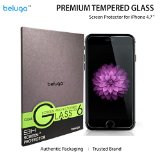 iPhone 6S6 47 inch ONLY Case Friendly HD Clear Premium Tempered Glass Screen Protector by Beluga Apple iPhone 6 Premium HD Clear Ballistic Glass Screen Protector - Protect Your Screen from Scratches and Drops - Maximize Your Resale Value - Case Friendly - 9999 Clarity and Touchscreen Accuracy- 03mm - 25D Rounded Polished Edges