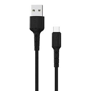 Portronics Konnect Star POR-167 Charge & Sync Function 1.2M Micro USB Cable(Black)