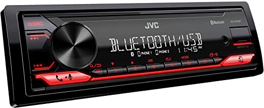 JVC KD-X270BT Digital Media Receiver Featuring Bluetooth, Front USB, JVC Remote App Compatibility