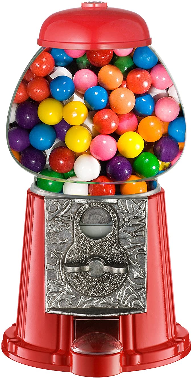 Great Northern Popcorn Company Old Fashioned Vintage Candy Gumball Machine Bank, 11-Inch