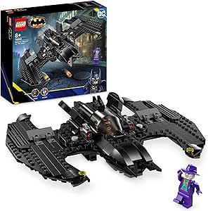 LEGO DC Batwing: Batman vs. The Joker Set, Iconic Aeroplane Toy from 1989 Film with 2 Minifigures, Classic Super Hero Playset, Birthday Gift Idea for Kids, Boys, Girls 76265