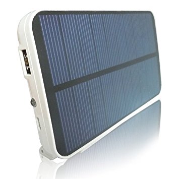 RND Solar Powered (5000mAh) External Battery pack / power bank for the iPad Tablets iPhone smartphones and other USB Powered Devices.
