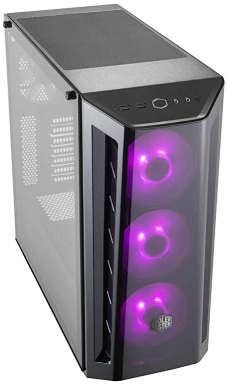 Cooler Master MasterBox MB520 RGB ATX Mid-Tower W/Front DarkMirror Panel, Front Side Mesh Intakes, Tempered Glass Side Panel