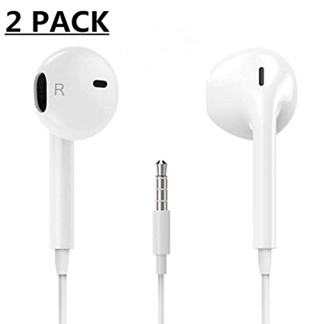 Peipi Earphones/Earbuds/Headphones Premium in-Ear Wired Earphones with Remote & Mic Compatible Apple iPhone 6s/plus/6/5s/se/5c/iPad/Samsung/MP3 MP4 MP5.