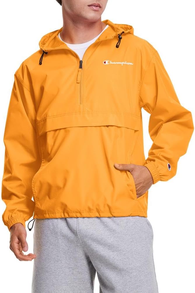 Champion Men's Jacket, Stadium Packable Wind and Water Resistant Jacket (Reg. Or Big & Tall)