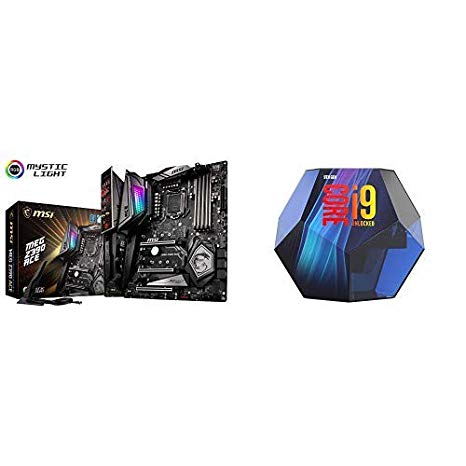 Intel Core i9-9900K Desktop Processor 8 Cores up to 5.0 GHz Turbo unlocked LGA1151 300 Series 95W with MSI 9th / 8th Gen On Board Graphics ATX Gaming Motherboard