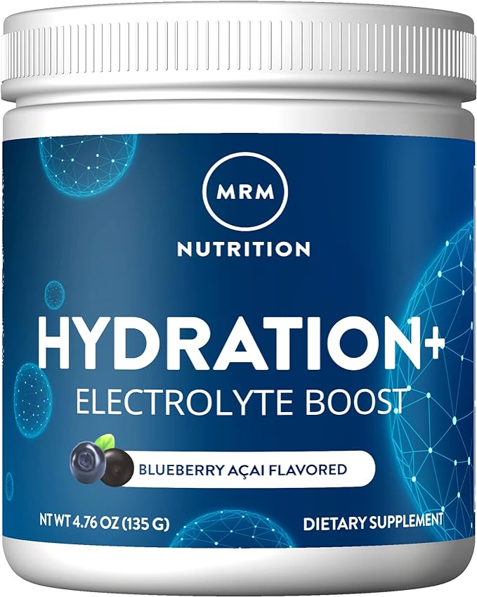 MRM Nutrition Hydration   | Blueberry Açai Flavored | Electrolyte Boost | Cellular Hydration | Vitamins   Electrolytes | Vegan   Gluten-Free | 15 Servings