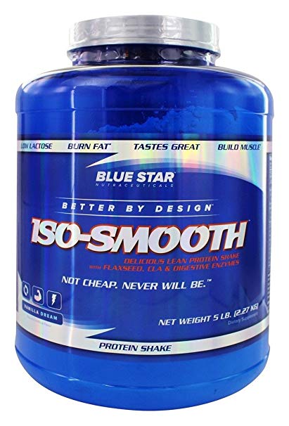 Blue Star Nutraceuticals - Iso-Smooth Pharmaceutical Grade Protein Shake - 5 lbs (Vanilla Dream)