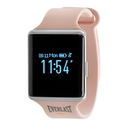 Everlast Smart Blood Pressure and Heart Rate Fitness Tracker Watch (pink)