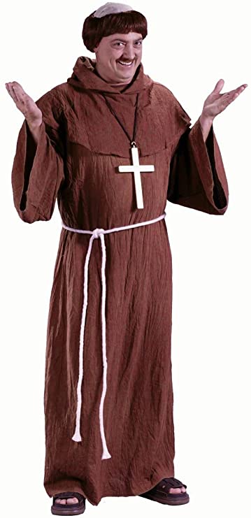 FunWorld Men's Midievil Monk Costume