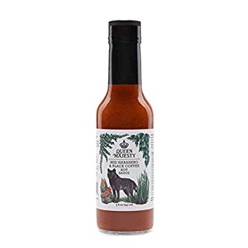Queen Majesty Red Habanero & Black Coffee Hot Sauce 5oz