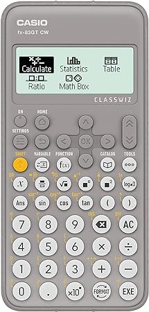 New Casio FX-83GTCW Grey Scientific Calculator