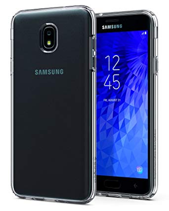 Spigen Liquid Crystal Galaxy J7 2018 Case, Galaxy J7 V 2nd Gen Case,Galaxy J7 Refine Case,J7 Aero case with Light but Durable Flexible Clear TPU Protection for Samsun Galaxy J7 (2018) - Crystal Clear