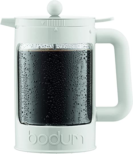 Bodum BEAN Cold Brew Coffee Maker, 51 Oz, Bright White