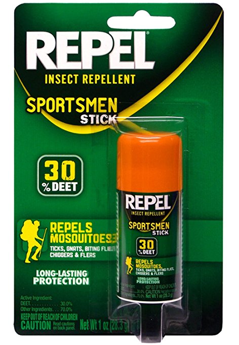 Repel 94119-1 Sportsmen Insect Repellent Stick, 1-Ounce, Pack of 6