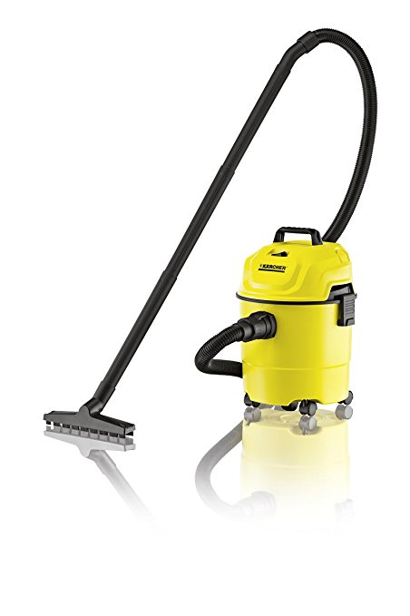 Karcher WD 1 1000-Watt Wet and Dry Vacuum Cleaner (Yellow/Black)