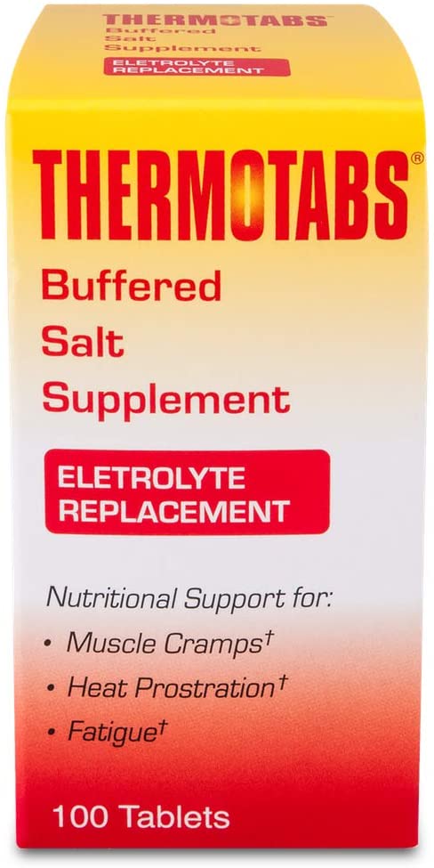 THERMOTABS Salt Supplement Buffered Tablets 100 Tablets (Pack of 2)