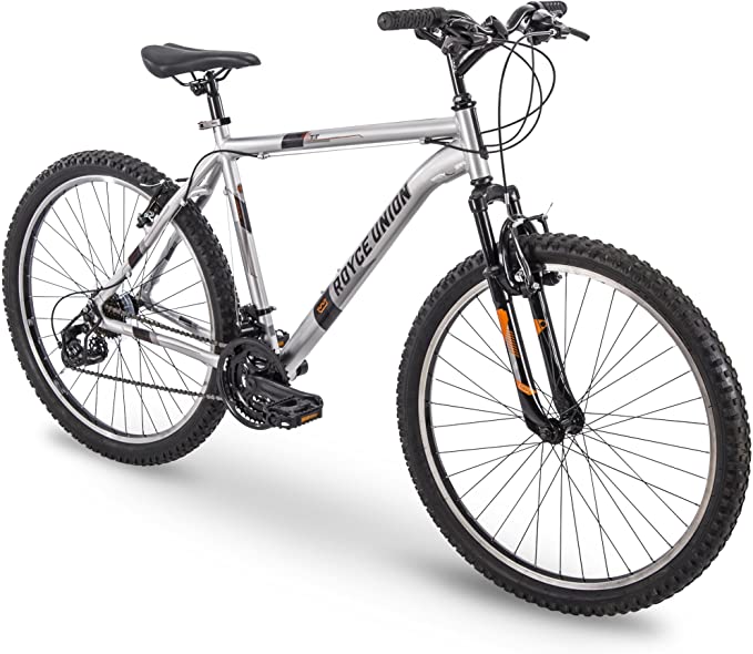 26" Royce Union RTT Mens 21-Speed Mountain Bike, 22" Aluminum Frame, Trigger Shift, Silver