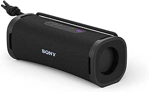 Sony ULT Field 1 Wireless Ultra Portable Bluetooth Compact Speaker, IP67 Waterproof, Dustproof, Shockproof and Rustproof with Enhanced Bass, 12 Hour Battery and Detachable Strap, Black - New