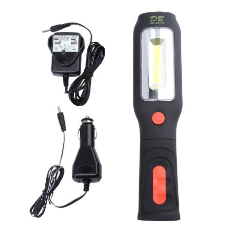 COB LED Inspection Lamp Worklight Torch Rechargeable Cordless Flexible Magnetic