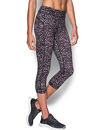 Under Armour Women's HeatGear Armour Printed 18" Capri