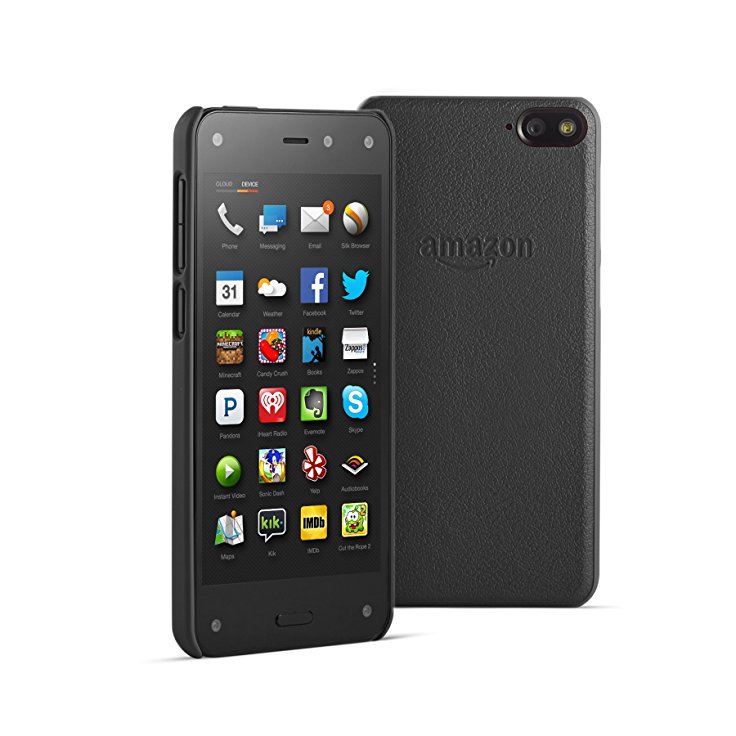 Amazon Leather Case for Fire Phone, Black