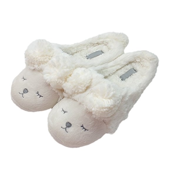 MiYang Women's Warm Plush Soft Sole Indoor Slipper