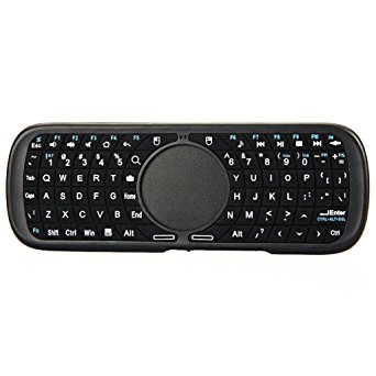 COOKI Wireless Mini Keyboard iPazzPort 09S for Windows, Android TV Box and Raspberry Pi,HTPC,Mac OS, Smart TV Mini QWERTY keyboard with Touchpad Mouse