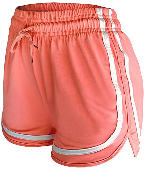 VALINNA Athletic Workout Gym Yoga Running Fitness Sports Shorts for Women Lounge Short Pants