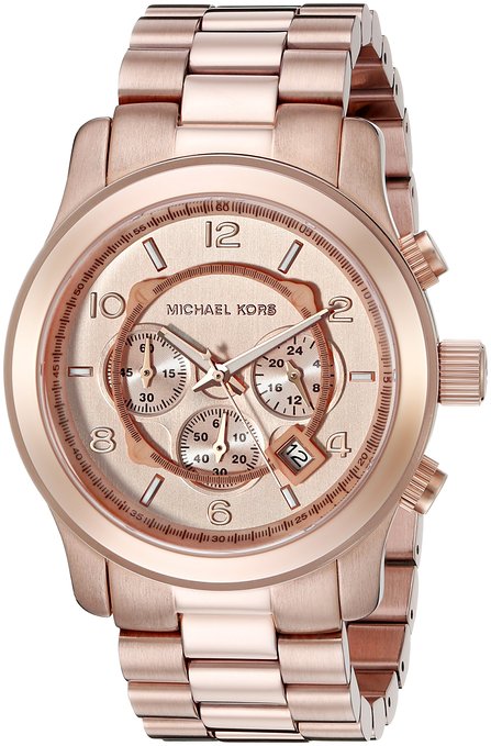 Michael Kors Watches Men's Rose Gold Oversize Runway Watch