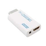 Wii to HDMI 480P Converter Adapter HD Output Upscaling Converter - Supports All Wii Display Modes HDMI Upscale to 480p Output