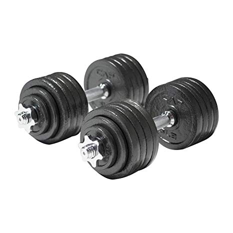 CAP Barbell Adjustable Dumbbell Set, 40 to 200 Pounds