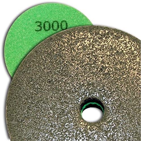 4 inch Kent Grit 3000 Diamond Sponge Fiber Pad for Marble Floors