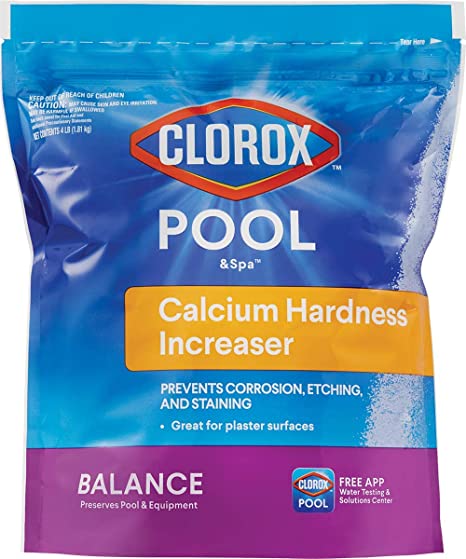 CLOROX Pool&Spa 12204CLX Calcium Hardness Increaser, 4 lb