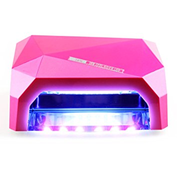 Gellen Pro 36W Nail Dryer LED Light / Lamp for UV LED Gel Polish Quick Dry Home Use Manicure Machine Color Hot Pink