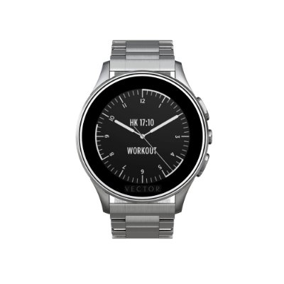 Vector Watch Smartwatch with 30 Day Battery Life - Luna-Brushed Steelsteel Bracelet