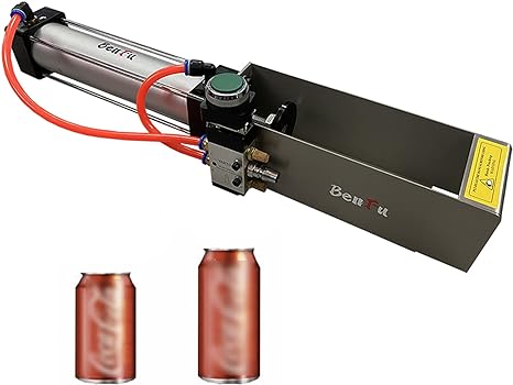 Benfu Can Crushers, Pneumatic Crushers, Automatic Can Breaker,Cylinder Can Crusher, Recycling 12-Ounce and 16-Ounce Aluminum Cans, Beer Cans, Beverage Cans, Etc. (Uncoated)