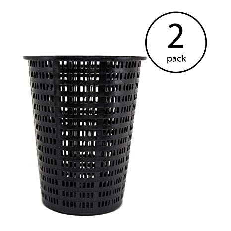 Hayward AXW431ABK Plastic Leaf Basket for Swimming Pool Leaf Canister (2 Pack)