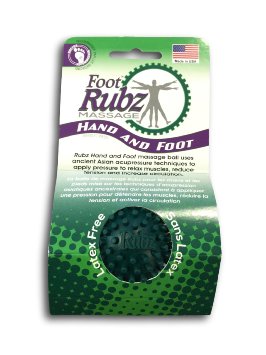 Due North Foot Rubz Foot Hand and Back Massage Ball, 2 Count