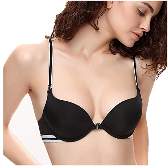 Eve's temptation Raphael Everyday Push up Bra T-Shirt Basic Seamless Smooth Plunge Lift up Underwire Comfort for Women